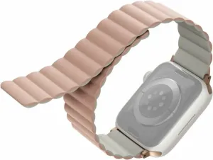 Uniq Revix Reversible Magnetic Armband für Apple Watch 38/40/41mm rosa/beige