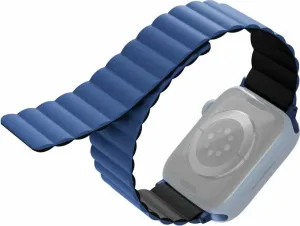 Uniq Revix Reversible Magnetic Armband für Apple Watch 42/44/45/Ultra 49mm blau/schwarz