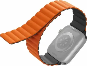 Uniq Revix Reversible Magnetic Armband für Apple Watch 42/44/45/Ultra 49mm grau/orange