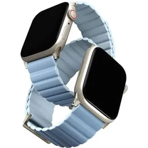 Uniq Revix Premium Edition Reversible Magnetic Armband für Apple Watch 41/40/38mm Arktis Blau/Gold