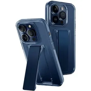 UNIQ Heldro Mount+ Schutzhülle für iPhone 15 Pro mit Ständer, Ultramarin (Deep blue)