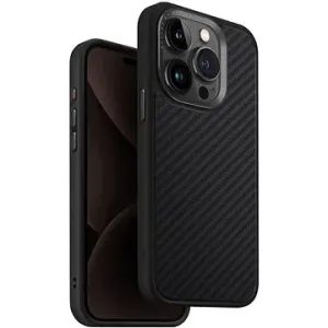 UNIQ Keva MagClick Schutzhülle für iPhone 15 Pro, Carbon (schwarz)
