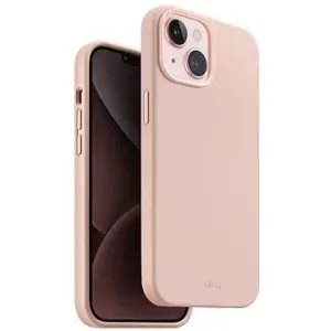 UNIQ Lino Hue MagClick Schutzhülle für iPhone 15, Blush (Pink)