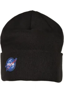NASA Beanie Wintermütze, schwarz