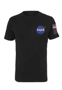 NASA Herren-T-Shirt Insignia Logo Flag, schwarz #315312