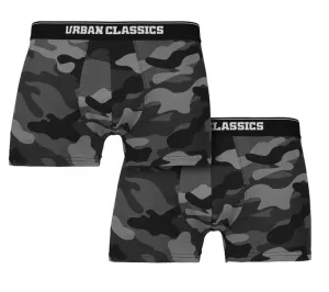 Urban Classics Herren-Boxershorts 2-Pack, Darkcamo #319827