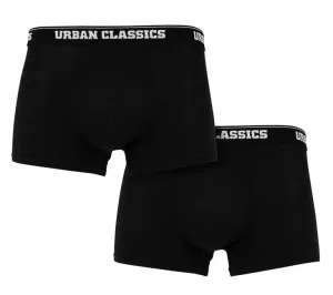 Urban Classics Herren-Boxershorts, 2-PACK, schwarz #319851