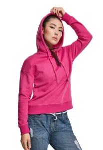 Urban Classics Damensweatshirt mit Kapuze, rosa #319355