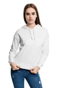 Urban Classics Damensweatshirt mit Kapuze, weiß #319337