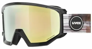 UVEX Athletic CV Ski Black Shiny Mirror Gold/CV Orange Ski Brillen