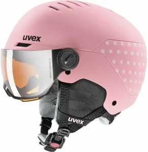 UVEX Rocket Junior Visor Pink Confetti 51-55 cm Skihelm