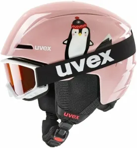 UVEX Viti Set Junior Pink Penguin 51-55 cm Skihelm