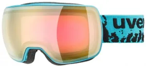 UVEX Compact FM Matte Petrol/Mirror Pink Ski Brillen