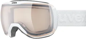 UVEX Downhill 2100 V White Mat/Variomatic Mirror Silver Ski Brillen