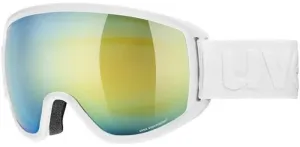 UVEX Topic FM Spheric White Mat/Mirror Orange Blue Ski Brillen