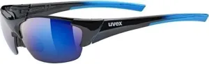 UVEX Blaze lll Black Blue/Mirror Blue Fahrradbrille