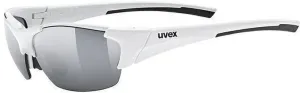 UVEX Blaze lll White Black/Mirror Silver Fahrradbrille