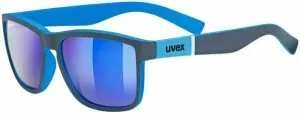 UVEX LGL 39 710605 Grey Mat Blue/Mirror Purple Lifestyle Brillen