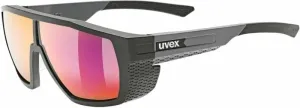 UVEX MTN Style P Black/Grey Matt/Polarvision Mirror Red Outdoor Sonnenbrille