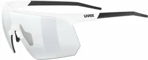 UVEX Pace One V White Matt/Variomatic Litemirror Silver Fahrradbrille