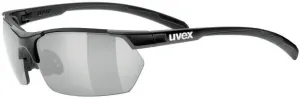 UVEX Sportstyle 114 Black Mat/Litemirror Orange/Litemirror Silver/Clear Fahrradbrille