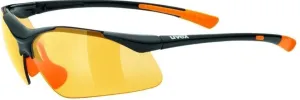 UVEX Sportstyle 223 Black/Orange/Litemirror Orange Fahrradbrille
