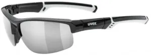 UVEX Sportstyle 226 Black/White/Litemirror Silver Fahrradbrille