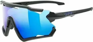 UVEX Sportstyle 228 Black Mat/Mirror Blue Fahrradbrille
