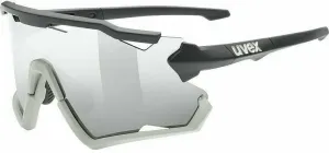 UVEX Sportstyle 228 Black Sand Mat/Mirror Silver Fahrradbrille