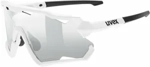 UVEX Sportstyle 228 V White Mat/Variomatic Silver Fahrradbrille