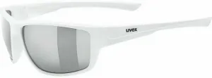 UVEX Sportstyle 230 White Mat/Litemirror Silver Fahrradbrille