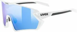 UVEX Sportstyle 231 2.0 White Matt/Mirror Blue Fahrradbrille