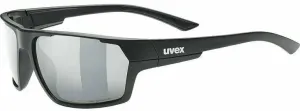 UVEX Sportstyle 233 Polarized Black Mat/Litemirror Silver Fahrradbrille