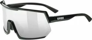UVEX Sportstyle 235 Black/Silver Mirrored Fahrradbrille