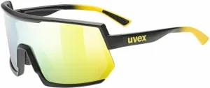 UVEX Sportstyle 235 Sunbee/Black Matt/Mirror Yellow Fahrradbrille