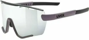 UVEX Sportstyle 236 S Set Plum Black Mat/Smoke Mirrored Fahrradbrille