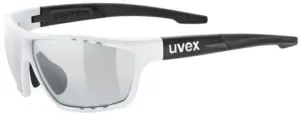 UVEX Sportstyle 706 V White/Black Mat/Smoke Fahrradbrille