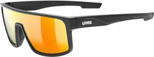 UVEX LGL 51 Black Matt/Mirror Red Sportbrillen