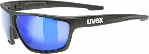 UVEX Sportstyle 706 Black Matt/Mirror Blue Sportbrillen