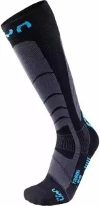 UYN Men's Ski Touring Black/Azure 45/47 Ski Socken