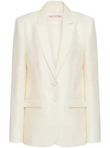 VALENTINO - Toile Iconographe Wool And Silk Blend Blazer Jacket #1513675