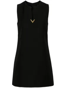 VALENTINO - Wool And Silk Blend Short Dress #1528045