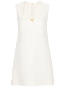 VALENTINO - Wool And Silk Blend Short Dress #1528121