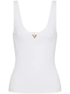 VALENTINO - Ribbed Cotton Top