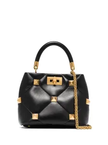 VALENTINO GARAVANI - Roman Stud Small Leather Handbag #231062