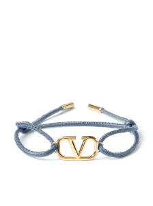 VALENTINO GARAVANI - Vlogo Signature Leather Bracelet #1309977