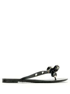 VALENTINO GARAVANI - Rockstud Rubber Thong Sandals #1516114