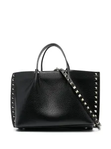 VALENTINO GARAVANI - Rockstud Small Leather Tote Bag #1041122