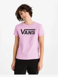 Vans Flying V Crew T-Shirt Rosa