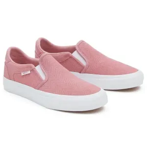 Vans ASHER DELUXE Slip-on Sneaker für Damen, rosa, größe 36.5
